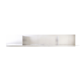 Frama Rivet Wandplank aluminium large 119 cm