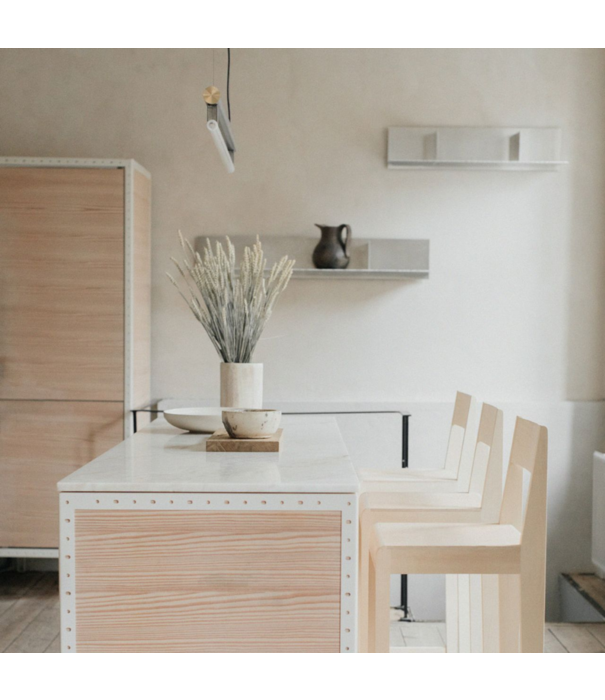 Frama  Frama Rivet Wandplank aluminium large  119 cm