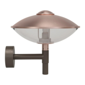 HL410 Outdoor wall lamp copper/ clear