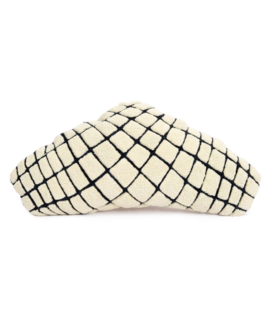 Haus Üger Grid Slim Offwhite Kussen