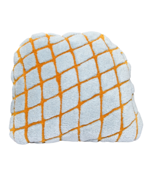 Haus Üger Grid Cushion  Blue