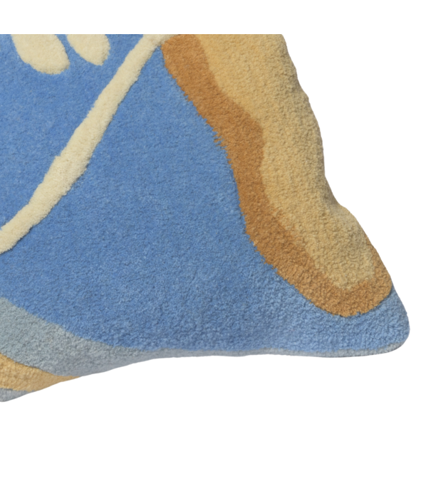 Haus Üger Haus Üger Cave Light Blue Kussen