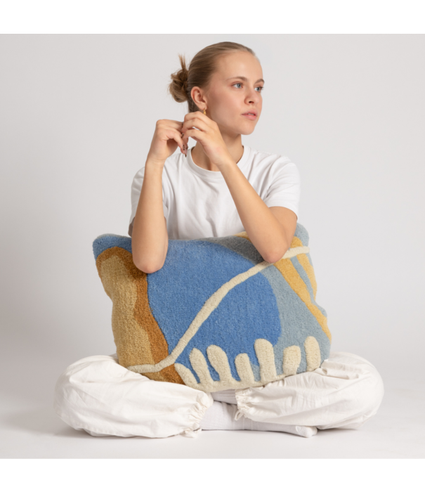 Haus Üger Haus Üger Cave Dark Blue Cushion