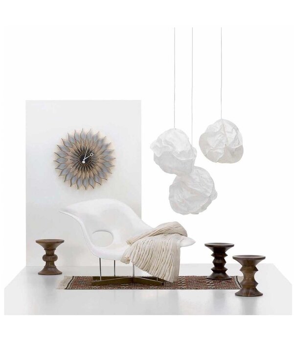 Vitra  Vitra Eames Stools Model C chestnut