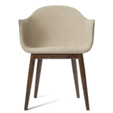 Harbour Dining chair Boucle 02, dark oak base