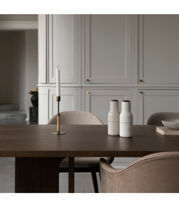 Audo Harbour Dining stoel Boucle 02, donker eiken poten