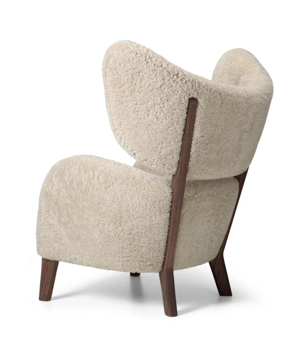 Audo Audo My Own Chair, Lounge Chair Sheepskin, wooden legs