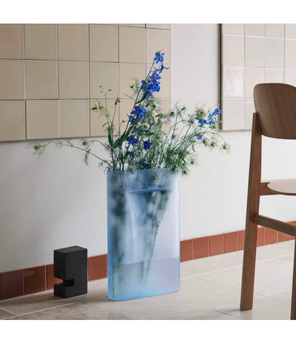Muuto Ridge Frosted Vaas White