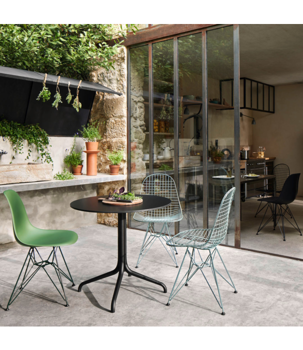 Vitra  Vitra Eames Wire DKR Stoel Sea Foam Green