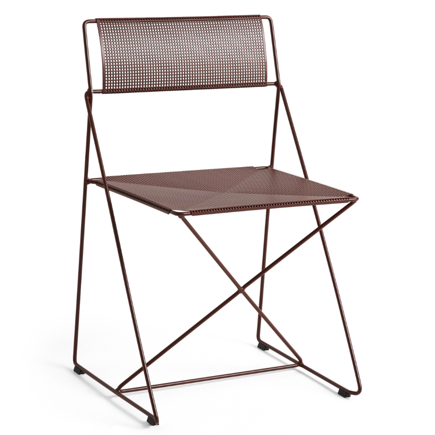 X-LINE CHAIR RED イタリア製 hay-hay-x-line-chair-iron-red-