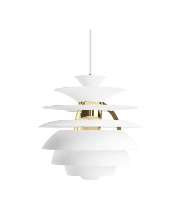 Louis Poulsen  Louis Poulsen PH Snowball Hanglamp / Soft white-brass