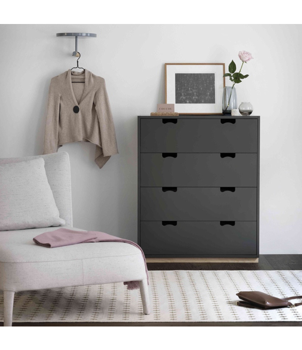 Asplund  Asplund Stitch Vloerkleed white, black indigo