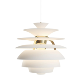 PH Snowball Hanglamp soft white, brass