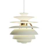 PH Snowball Hanglamp dusty green, brass