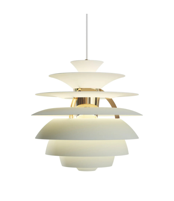 Louis Poulsen  PH  Snowball Pendant dusty green, brass