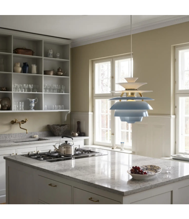 Louis Poulsen  PH Snowball Hanglamp soft white, brass