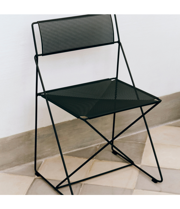 Hay  Hay X-Line Chair galvanised base, autumn green