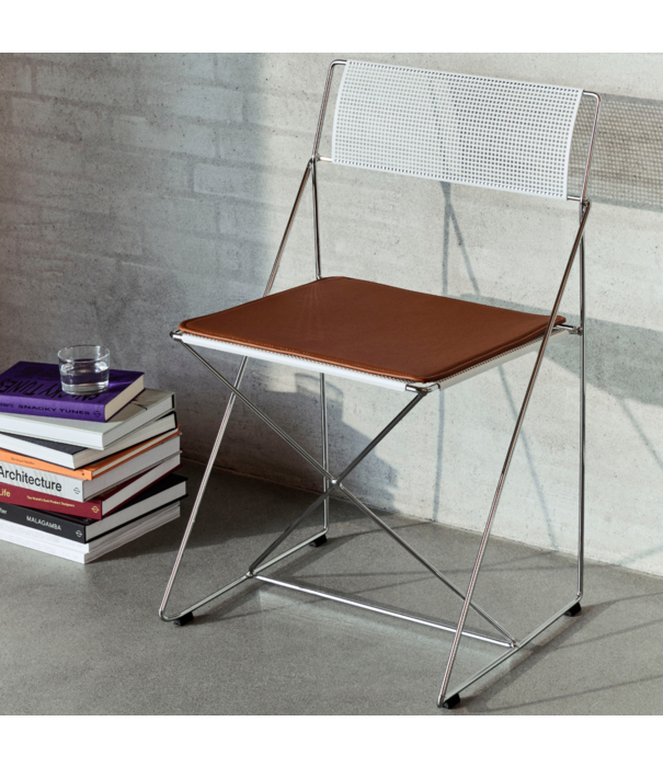 Hay  Hay X-Line Chair galvanised base, leek green