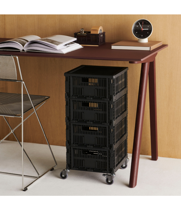 Hay  Hay X-Line Chair galvanised base, iron red