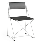 Hay X-Line Chair galvanised base, black