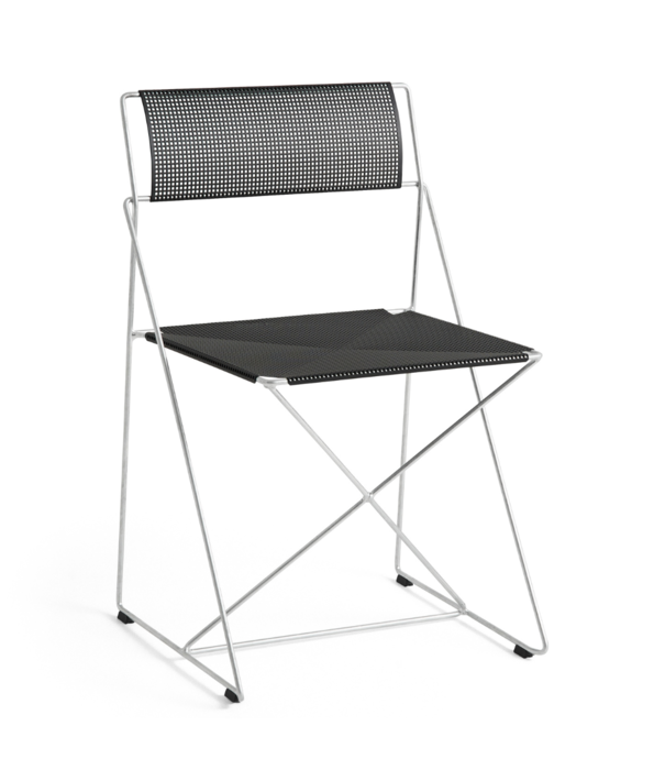 Hay  Hay X-Line Chair galvanised base, black