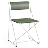 Hay X-Line Chair galvanised base, autumn green