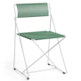 Hay X-Line Chair galvanised base, leek green