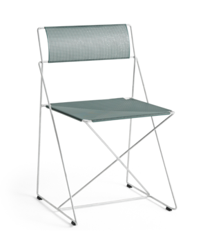 Hay X-Line Chair galvanised base, moss