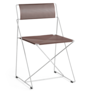 Hay X-Line Chair galvanised base, iron red