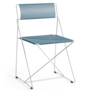 Hay X-Line Chair galvanised base, powder blue