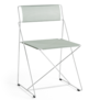 Hay X-Line Chair galvanised base, pale linden