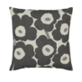 Marimekko Pieni Unikko Kussenhoes katoen, off white, charcoal, sand