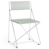 Hay X-Line Stoel Indoor chromed onderstel, pale linden