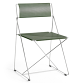 Hay X-Line Stoel Indoor chromed onderstel, autumn green
