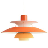PH5 Pendant hues of orange