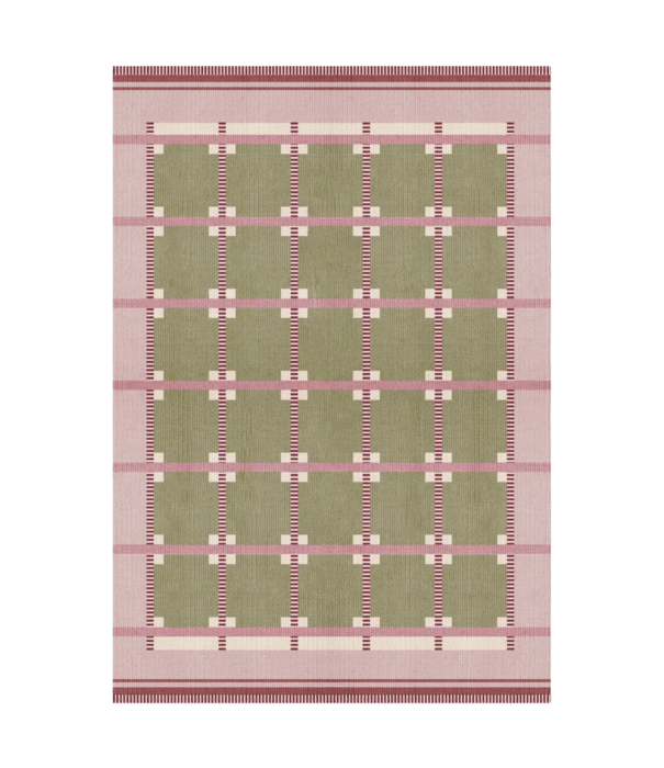 Layered  Layered Röllakan Ruth Rug Spring Grass