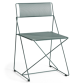 Hay X-Line Stoel Indoor chromed onderstel, moss