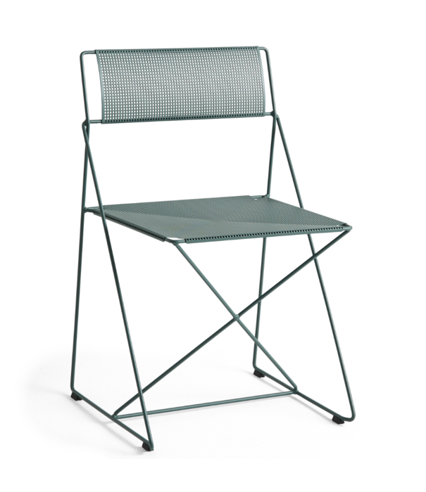 Hay  Hay X-Line Stoel Indoor chromed onderstel, moss