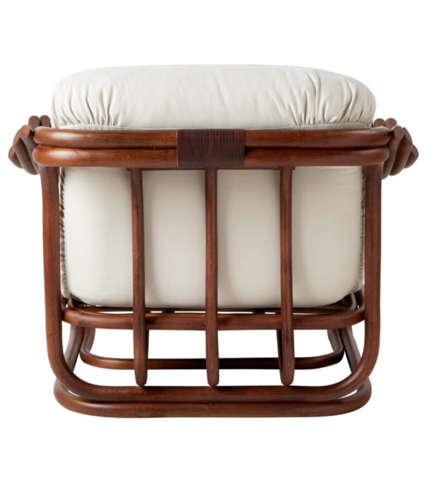 Gubi  Poltrona Tria Lounge Stoel donker rotan, Reales 01