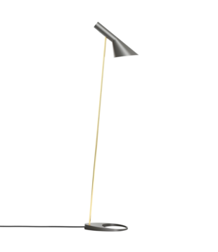 AJ Vloerlamp messing / warm grijs