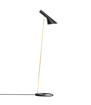 AJ Vloerlamp messing / zwart