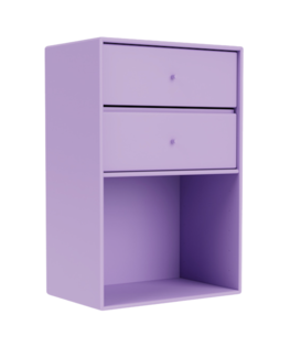 Montana Hallway 1243 storage cabinet 2 drawers, open module