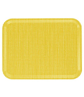 Artek Rivi Tray small mustard , wit