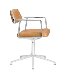 Vipp 453+ Swivel Chair gas lift and 5 star base with gliders