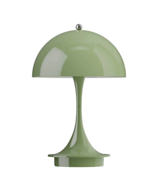 Panthella 160 Portable Lamp  moss green