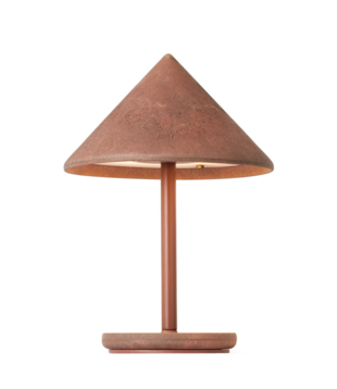 Mater Terra Portable Lamp coffee rust red