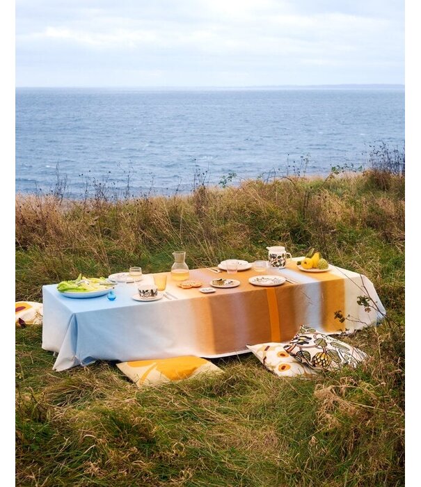 Marimekko Marimekko Tiara Diner set 6 stuks, white - warm orange - green