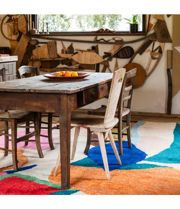 Layered  Layered Heather Chontos Wool Rug Kaleidoscope