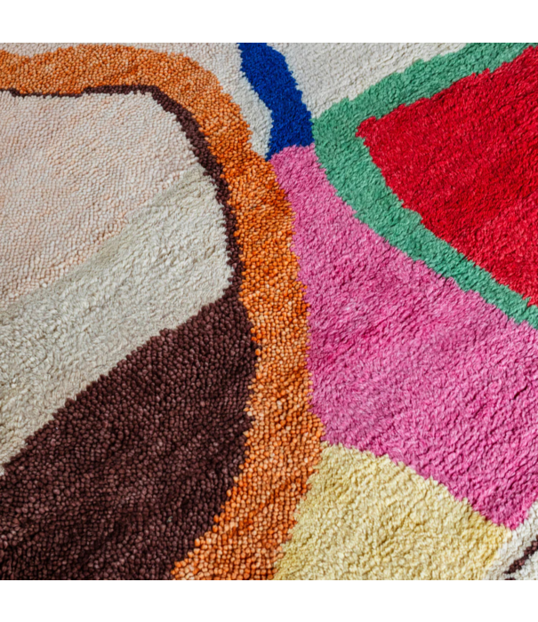 Layered  Layered Heather Chontos Wool Rug Kaleidoscope