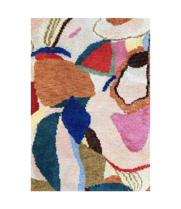 Layered  Layered Heather Chontos Wool Rug Kaleidoscope